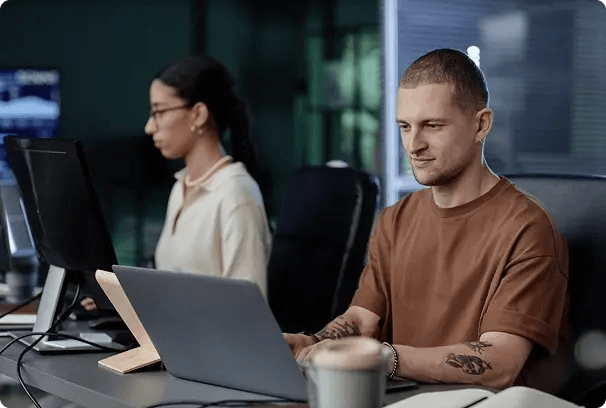 CTO working on codebase